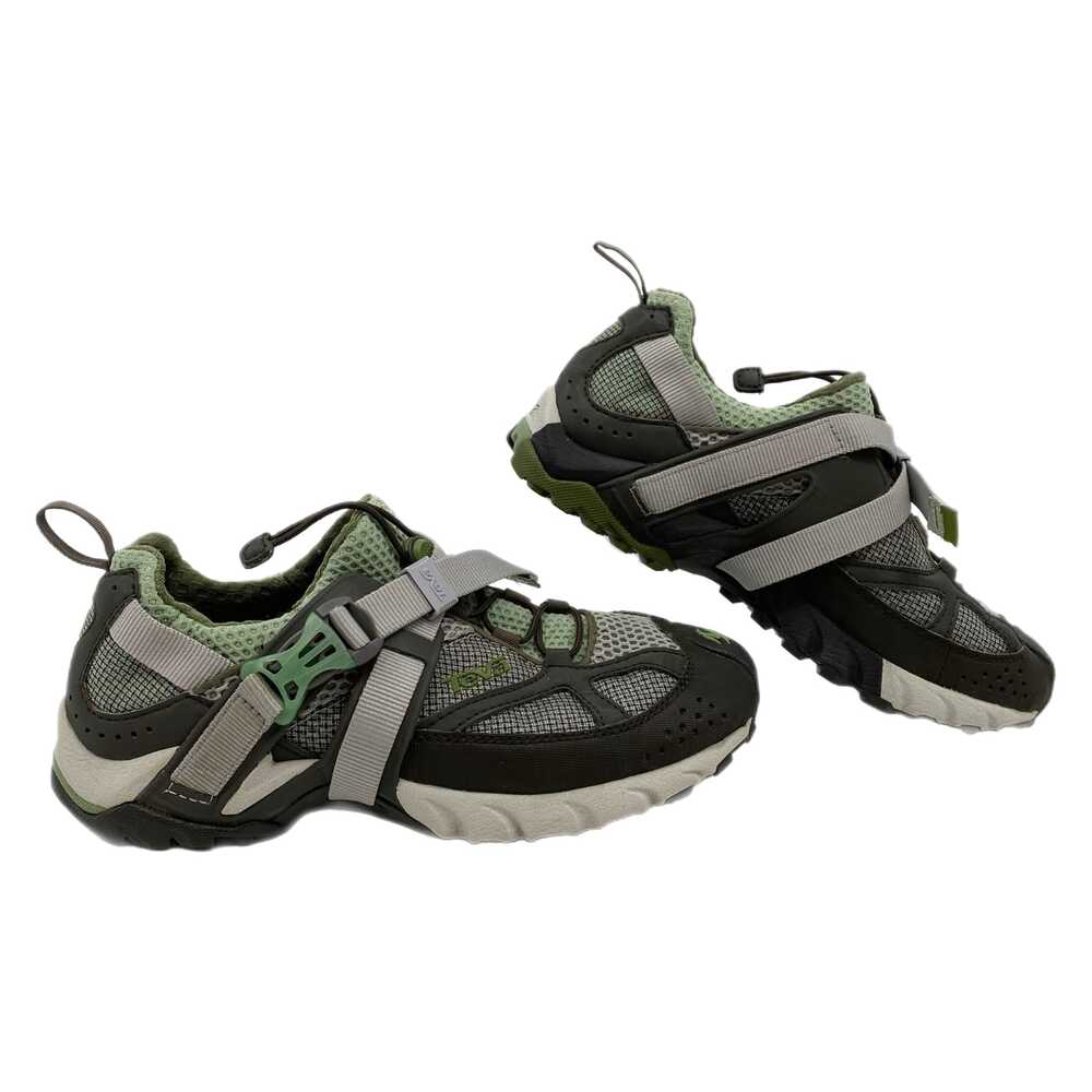 Teva Gray Green Buckle Athletic Sneakers | Women's Size 6